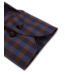 Stenstroms Overhemd, Lange Mouw, Casual, Katoen, Bruin Blauw Geruit, Regular Fit