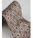 Stenstroms Das, Zijde, Beige, Blauw, Bruin Patroon