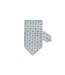 Stenstroms Das, Zijde, Beige, Blauw Patroon