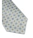 Stenstroms Das, Zijde, Beige, Blauw Patroon