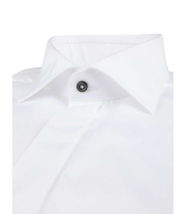 Stenstroms Smoking Overhemd met Blinde Sluiting, Wit, Slimline