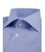 Stenstroms Overhemd, Lange Mouw, Twill Katoen, Blauw, Micro Pied de Poule Print, Tailored Fit