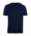 Stenstroms T-Shirt, Korte Mouw, Ronde Hals, Badstof, Donkerblauw