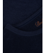 Stenstroms T-Shirt, Korte Mouw, Ronde Hals, Badstof, Donkerblauw