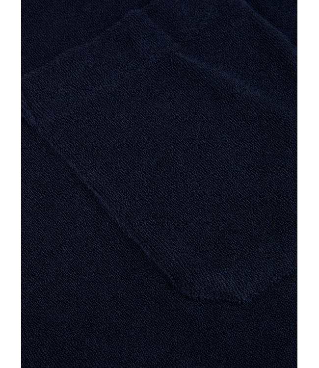Stenstroms T-Shirt, Korte Mouw, Ronde Hals, Badstof, Donkerblauw