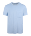 Stenstroms T-Shirt, Korte Mouw, Ronde Hals, Badstof, Lichtblauw