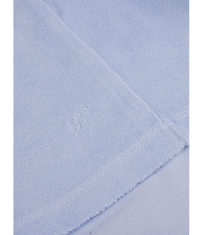 Stenstroms T-Shirt, Korte Mouw, Ronde Hals, Badstof, Lichtblauw