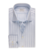Stenstroms Overhemd, Lange Mouw, Twill Katoen, Wit, Blauw, Lichtblauw, Gestreept, Regular Fit