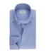 Stenstroms Overhemd, Schiller Kraag, Lange Mouw, Twill Katoen, Wit, Lichtblauw, Pinstripe, Regular Fit