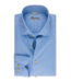 Stenstroms Overhemd, Poplin Katoen, Lange Mouw, Blauw, Regular Fit