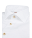 Stenstroms Overhemd, Poplin Katoen, Lange Mouw, Wit, Regular Fit