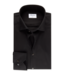 Stenstroms Overhemd, Lange Mouw, Stretch Katoen, Zwart, Slimline