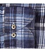 Stenstroms Overhemd, Linnen, Geruit, Blauw, Wit, Lichtblauw, Lange Mouw, Slimline