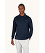 Paul & Shark Polo, Lange Mouw, Pique Katoen, Uni Donkerblauw, Shark Logo