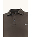 Paul & Shark Polo, Korte Mouw, Pique Katoen, Uni Taupe, Shark Logo