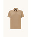 Paul & Shark Polo, Korte Mouw, Pique Katoen, Uni Beige, Shark Logo