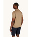 Paul & Shark Polo, Korte Mouw, Pique Katoen, Uni Beige, Shark Logo