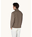 Paul & Shark Hybrid Vest met Rits, Wol, Zijde, Green Storm System® Loro Piana Fabric, Taupe