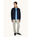 Paul & Shark Hybrid Vest met Rits, Wol, Zijde, Green Storm System® Loro Piana Fabric, Donkerblauw