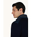 Paul & Shark Vest met Rits, Hybrid, Windstopper, Wol, Typhoon Platinum, Donkerblauw met Suede Accenten