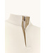 Paul & Shark Trui, Half-Zip, Merino Summer Wool, Snow White met Beige Alcantara Accenten