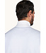 Paul & Shark Trui, Half-Zip, Merino Summer Wool, Snow White met Beige Alcantara Accenten