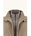 Paul & Shark Hybrid Jas / Vest met Rits, Typhoon® Platinum Jacket, Taupe
