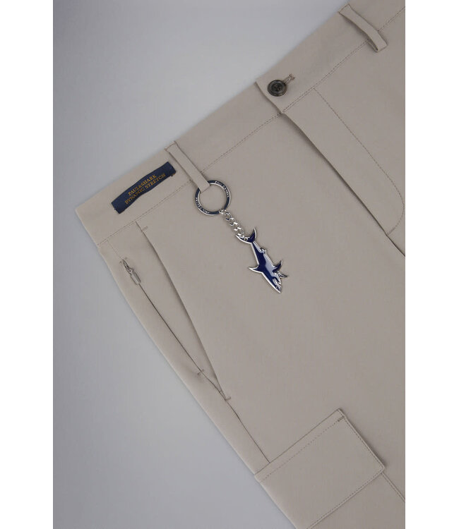 Paul & Shark Broek, Cargo, Dynamic Stretch Fabric, Taupe