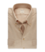 Stenstroms Overhemd, Twill Katoen, Lange Mouw, Twee Borstzakken, Slimline, Beige Gemeleerd