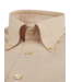 Stenstroms Overhemd, Twill Katoen, Lange Mouw, Twee Borstzakken, Slimline, Beige Gemeleerd