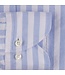 Stenstroms Overhemd, Oxford Katoen, Wit, Lichtblauw, Lange Mouw, Regular Fit