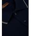 Stenstroms Polo, Katoen Pique, Lange Mouw, Donkerblauw