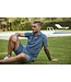 Stenstroms Polo, Korte Mouw, Badstof, RAF Blauw