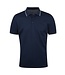 Stenstroms Polo, Korte Mouw, Pique Katoen, Donkerblauw
