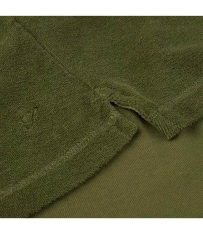 Stenstroms Polo, Korte Mouw, Badstof, Zachtgroen