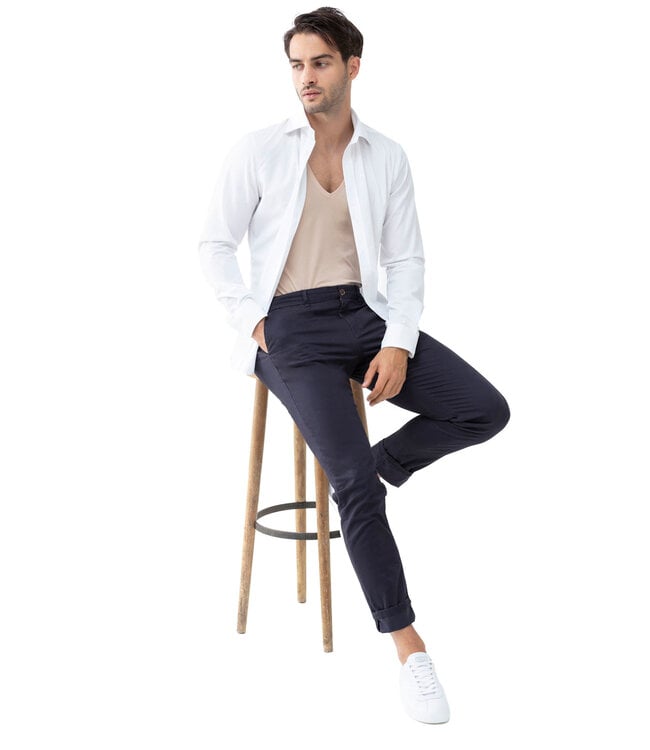 Mey Ondershirt /My Luxuries V-Hals Business Class 46038, Light Skin
