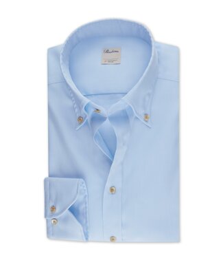 Stenstroms Stenstroms, Overhemd, Lange Mouw, Casual, Oxford, Katoen, BD Kraag, Lichtblauw, Slimline