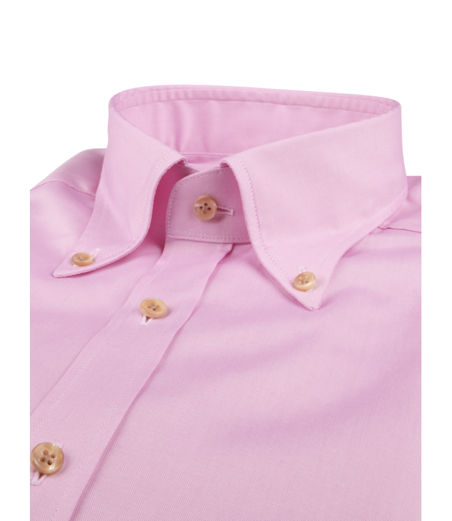 Stenstroms Overhemd, Lange Mouw, Casual, Oxford, Katoen, BD Kraag, Roze, Slimline