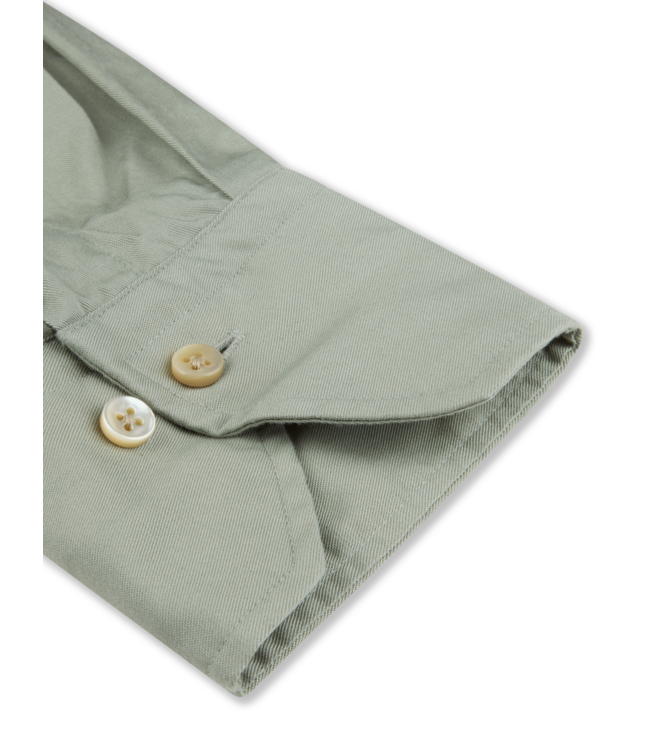 Stenstroms Overhemd, Casual, Lyocell, Lange Mouw, Lichtgroen, Slimline