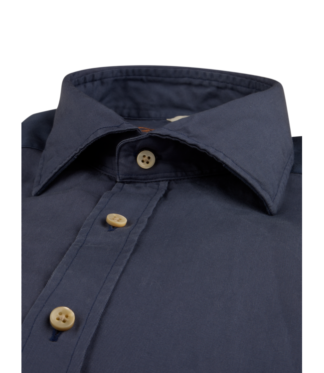 Stenstroms Overhemd, Casual, Lyocell, Lange Mouw, Blauw, Slimline