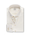 Stenstroms Overhemd, Lange Mouw, Katoen / Linnen Mix, Off White, Slimline