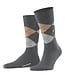 Burlington Paar Sokken, Model Edinburgh,  Dark Grey, Aigle