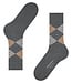 Burlington Paar Sokken, Model Edinburgh,  Dark Grey, Aigle