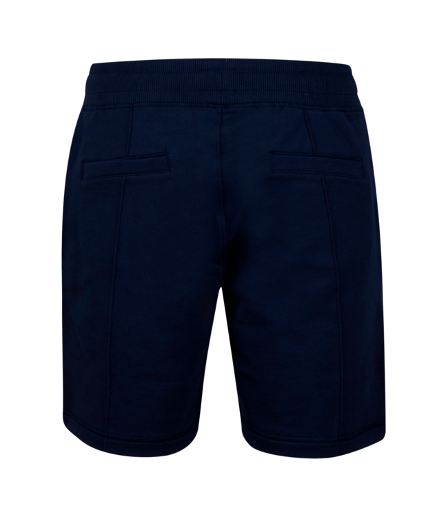 Stenstroms Short, Bermuda, Jersey Katoen, Donkerblauw