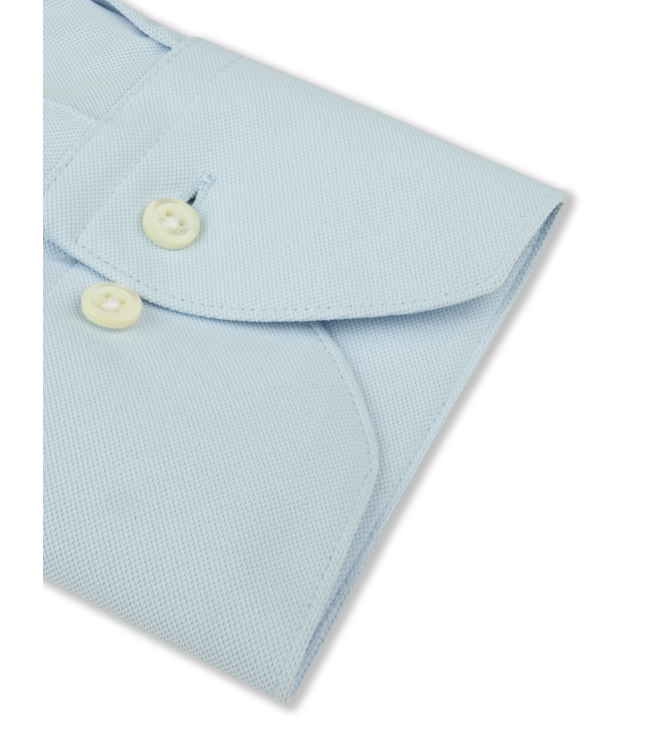 Stenstroms Overhemd, Lange Mouw, Active Stretch-fabric Jersey, Lichtblauw, Slimline