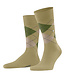 Burlington Paar Sokken, Model Edinburgh, Groen, Beige, Aigle