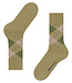 Burlington Paar Sokken, Model Edinburgh, Groen, Beige, Aigle