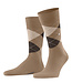 Burlington Paar Sokken, Model Edinburgh, Beige, Bruin Mix