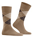 Burlington Paar Sokken, Model Edinburgh, Beige, Bruin Mix