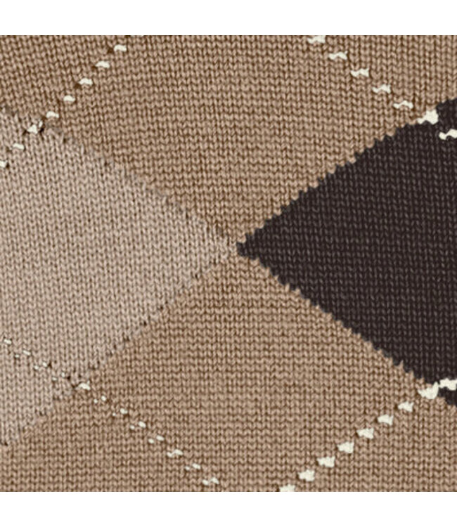 Burlington Paar Sokken, Model Edinburgh, Beige, Bruin Mix